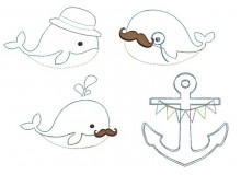 Stickserie - Mr. Gentleman Doodle